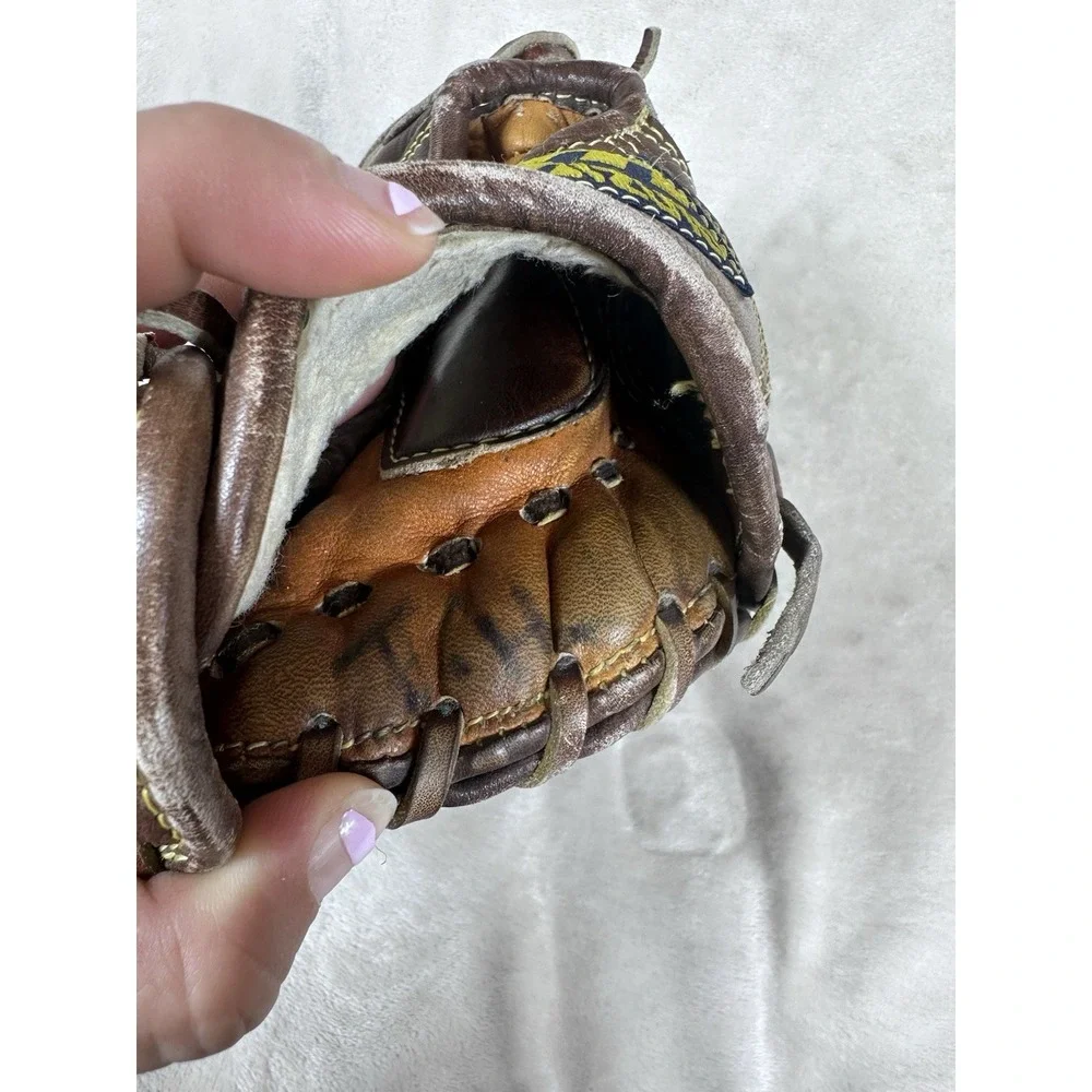 Rare Mizuno MTS-2 Super Flex Palm RHT Brown Leather Baseball Glove Mitt -